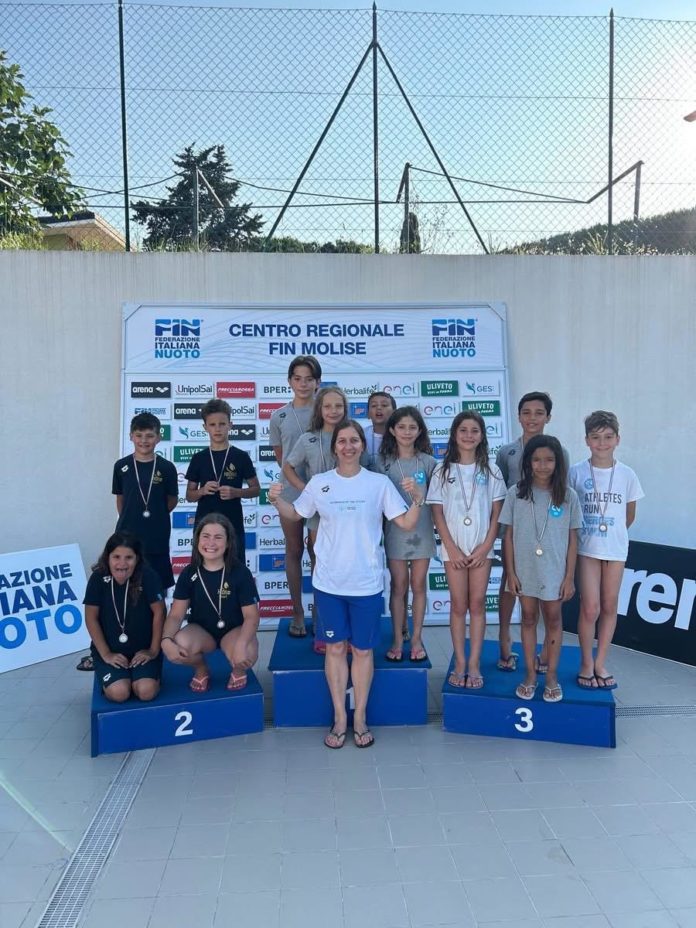 Nuoto, Molise Swim Cup, ottime prestazioni per gli esordienti M2