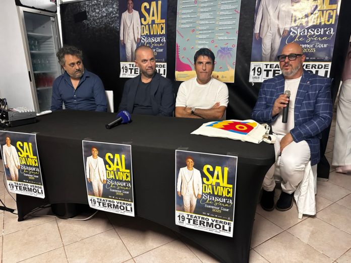 Sal Da Vinci con “Stasera che sera” in scena al Teatro Verde di Termoli sabato sera