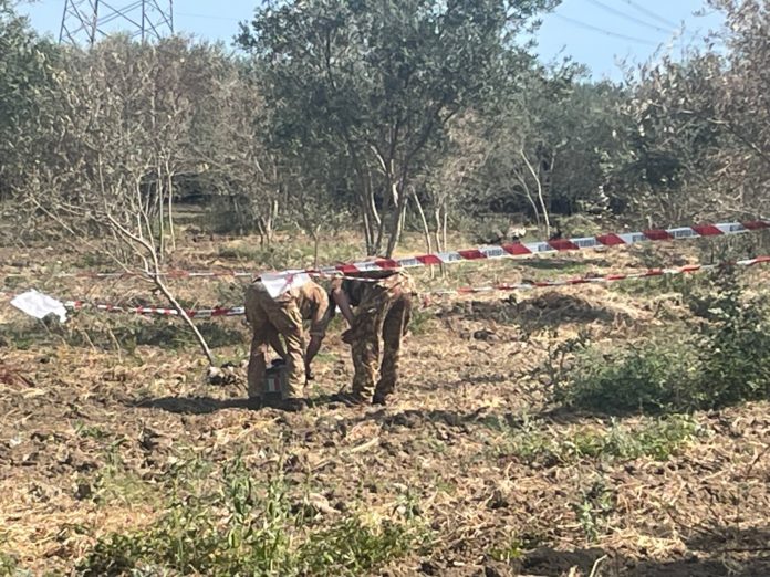 Artificieri fanno “brillare” ordigno bellico della Seconda guerra mondiale nelle campagne di Portocannone