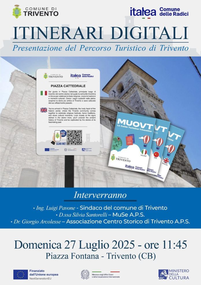 Itinerari digitali, presentazione del percorso turistico di Trivento