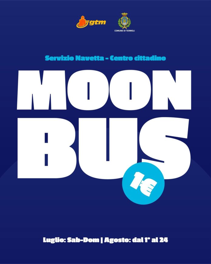 Attivo il servizio serale “Moon Bus” per raggiungere il centro di Termoli