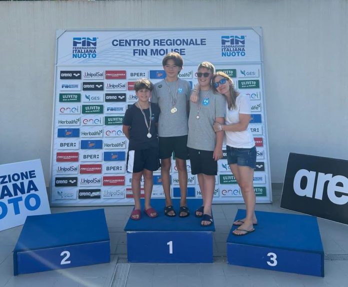 Nuoto, bottino di medaglie per gli esordienti della M2 nei campionati regionali