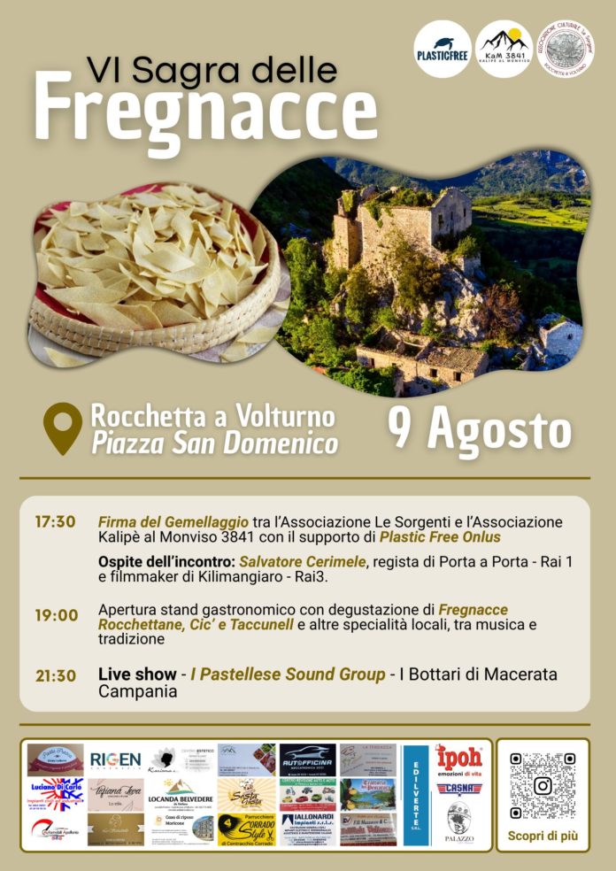 Rocchetta a Volturno, torna la “Sagra delle Fregnacce”