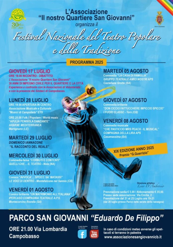 Parco Eduardo De Filippo, al via il cartellone di spettacoli