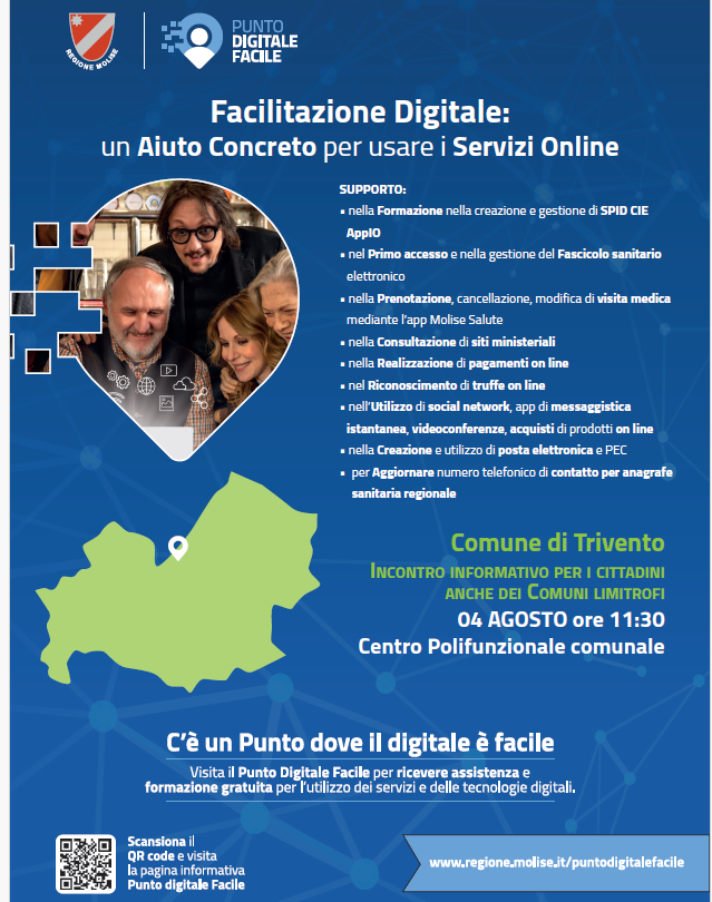 Incontro informativo sulle attività del Punto Digitale Facile per Trivento e comuni limitrofi