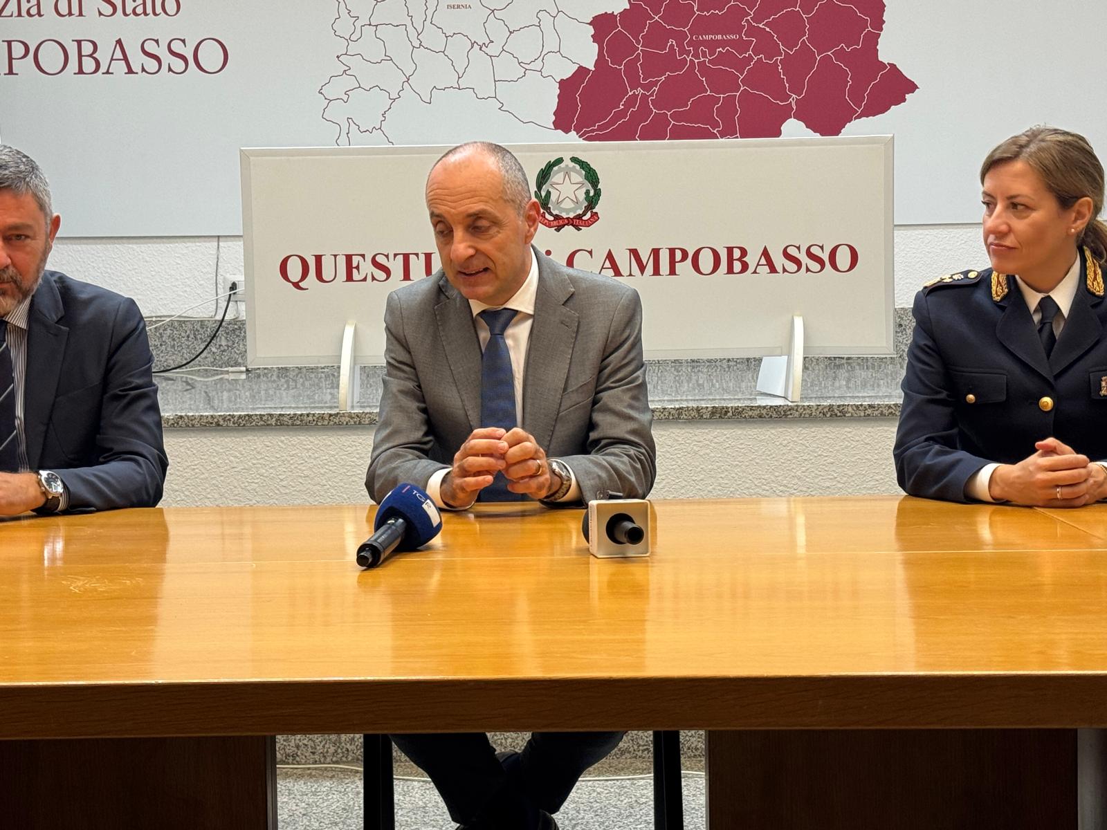 Farinacci nuovo questore a Campobasso: 
