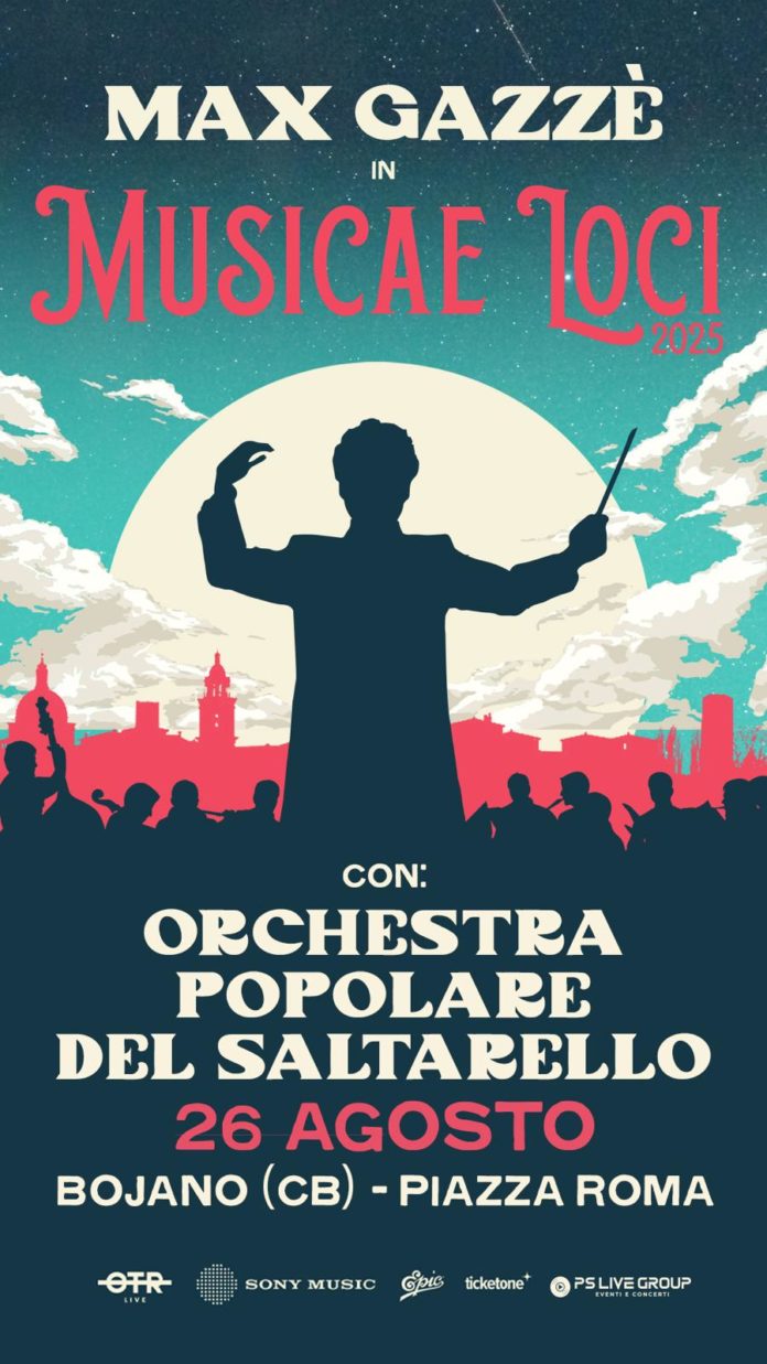 A Bojano il concerto di Max Gazzè