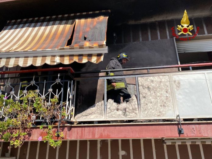 Termoli: principio di incendio in via Polonia