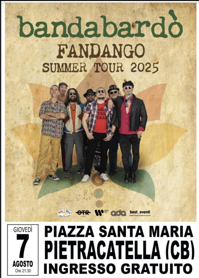 Pietracatella in festa per San Donato, gran finale con la Bandabardò