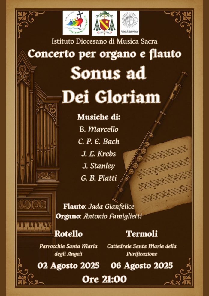 Concerto per organo e flauto a Rotello e Termoli