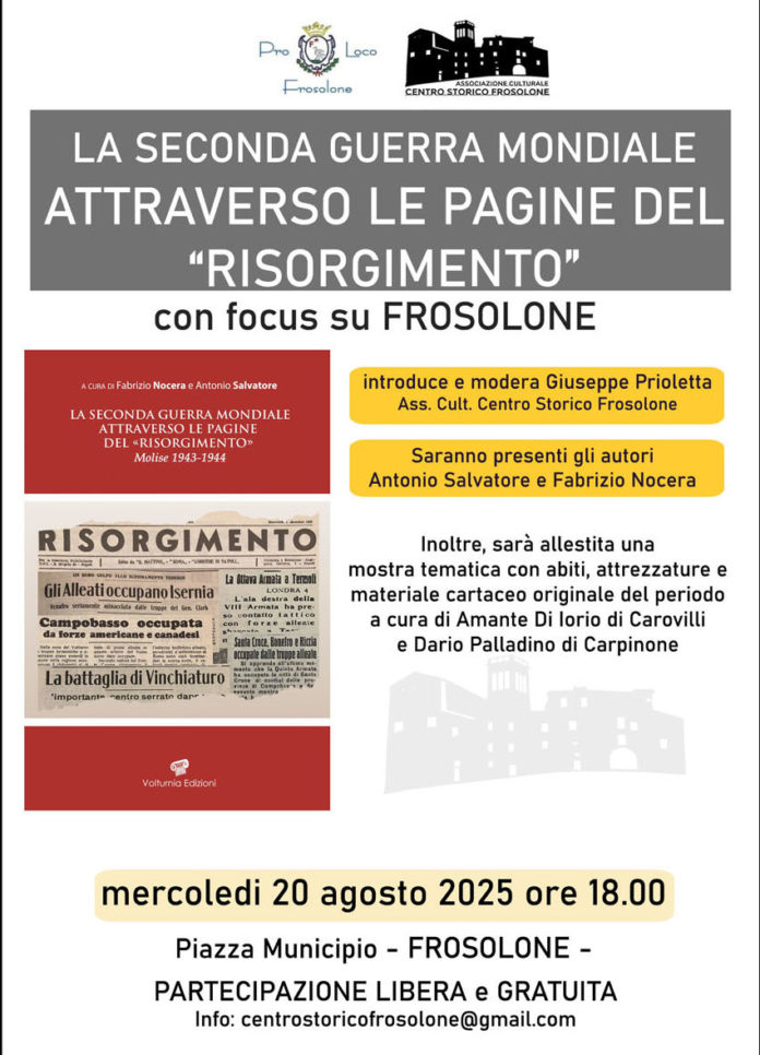 Frosolone: un viaggio nella storia attraverso le pagine del “Risorgimento” frosolone risorgimento