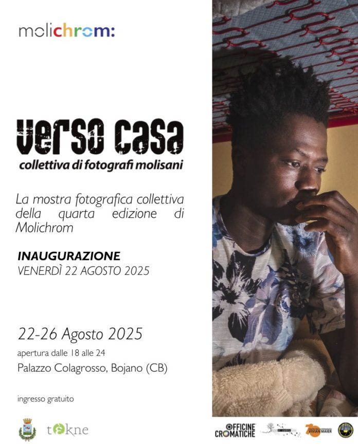 Mostra fotografica “Verso casa” dal 22 al 26 agosto a Palazzo Colagrosso a Bojano