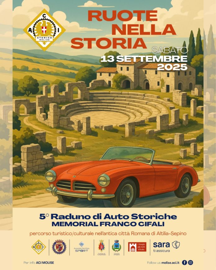 ACI Storico con “Ruote nella Storia 2025” nel Borgo di Sepino