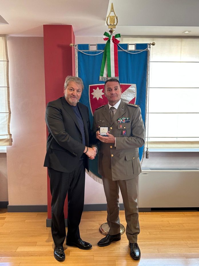 Il Presidente della Regione Roberti incontra il Colonnello Ettore Scialpi, al vertice dell’Ufficio Affari Territoriali e Presidiari dell’Esercito Molise