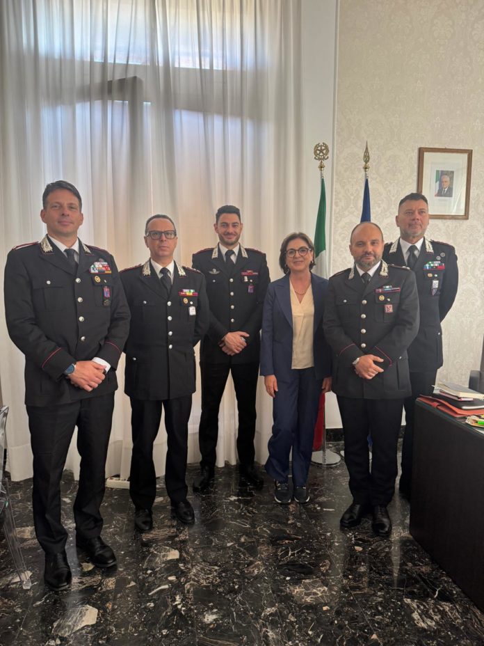Il Prefetto Lattarulo incontra i vertici dell’Arma: saluti e nuovi incarichi a Termoli e Larino