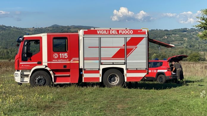 Campochiaro: incendio nelle campagne. A fuoco centinaia di balle di fieno