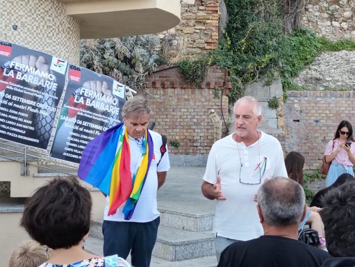 Termoli: flash mob per la partenza della Global Sumud Flotilla
