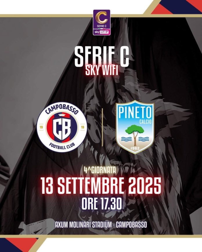 Calcio, Serie C, Campobasso: vigilia della sfida con il Pineto, qualche dubbio di formazione per Zauri.