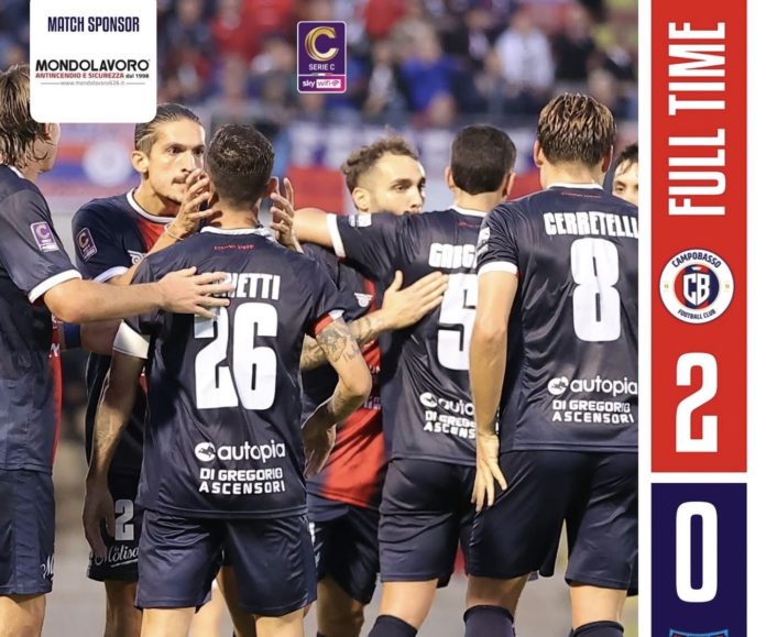 Calcio, Serie C, Campobasso battuto il Gubbio, lupi cattivi e concentrati. Ottimo successo contro gli umbri