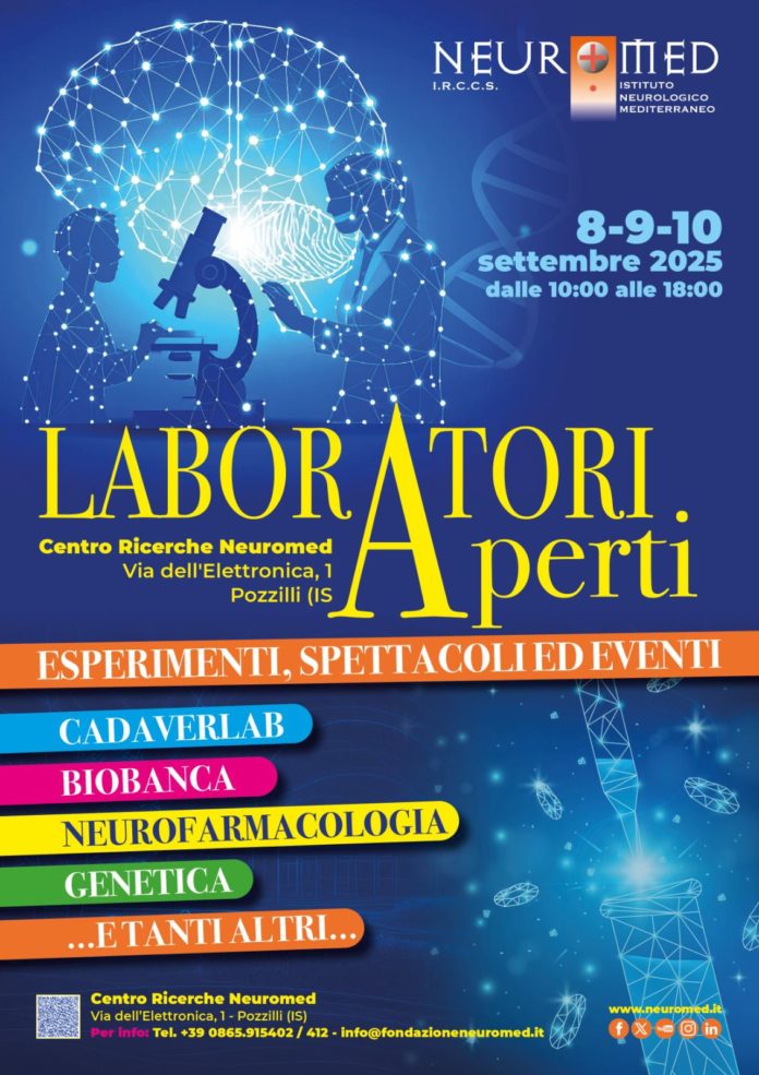 “Laboratori Aperti”, al Neuromed visita del Presidente della Camera Lorenzo Fontana