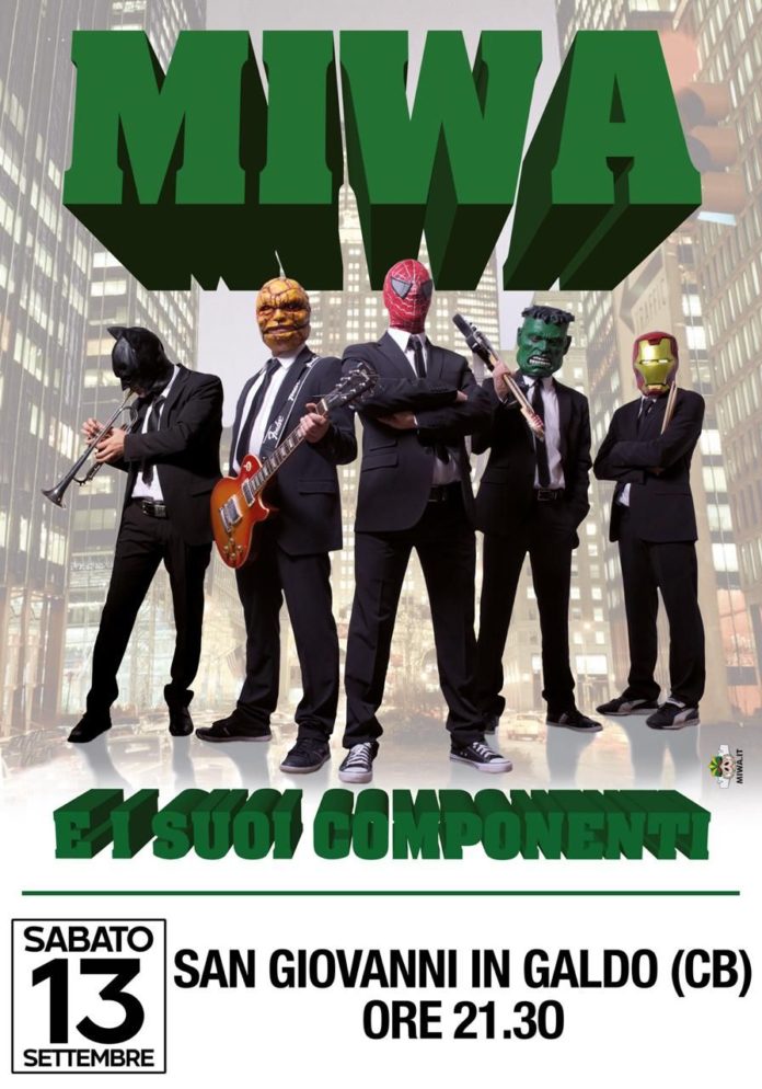 Miwa in concerto a San Giovanni in Galdo, protagoniste le mitiche sigle dei cartoni animati