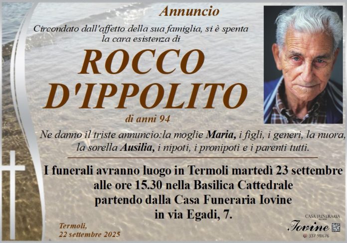 Addio a Rocco D’Ippolito, “Circulante” della marineria termolese