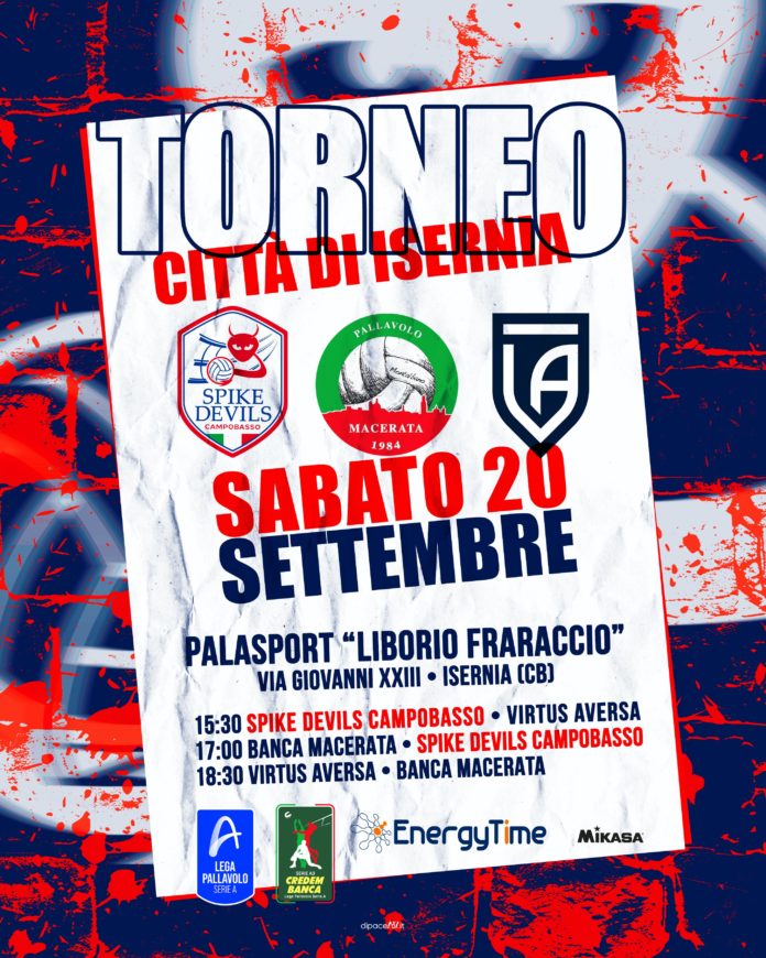 Volley, A3, EnergyTime Spike Devils, ad Isernia la prima uscita amichevole. Rossoblù nel test con le formazioni di A2 di Aversa e Macerata