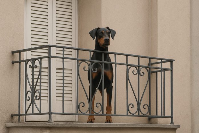 Campobasso, Dobermann relegato sul terrazzo: la denuncia di una nostra lettrice