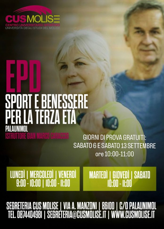 Cus Molise, progetto Epd, nuova stagione in rampa di lancio. Due giornate gratuite per ripartire