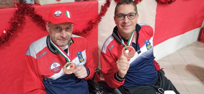 Bocce paralimpiche, Mauro Piacente e Pasquale Evangelista a Sesto Fiorentino per i Campionati Italiani Sitting