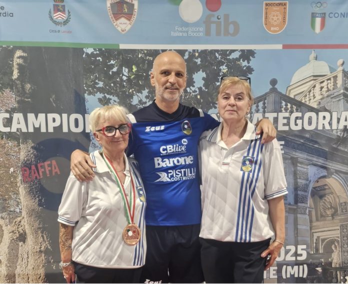 Bocce, bronzo ai campionati italiani per Fernanda Ricciuti (La Torre Vinchiaturo).