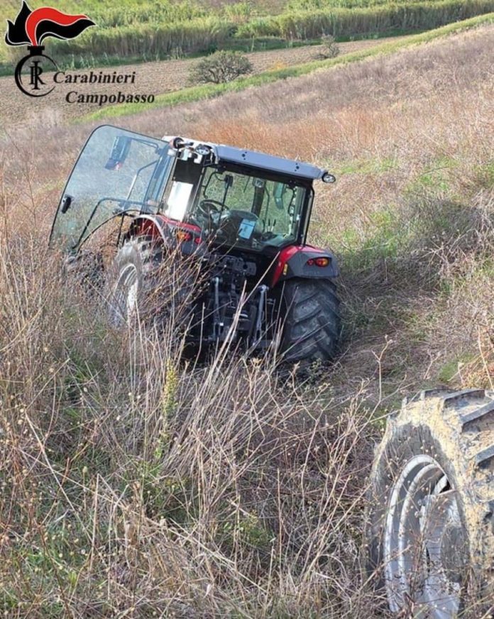 Guglionesi, carabinieri recuperano due trattori rubati da una concessionaria di Cupello: valore 200mila euro