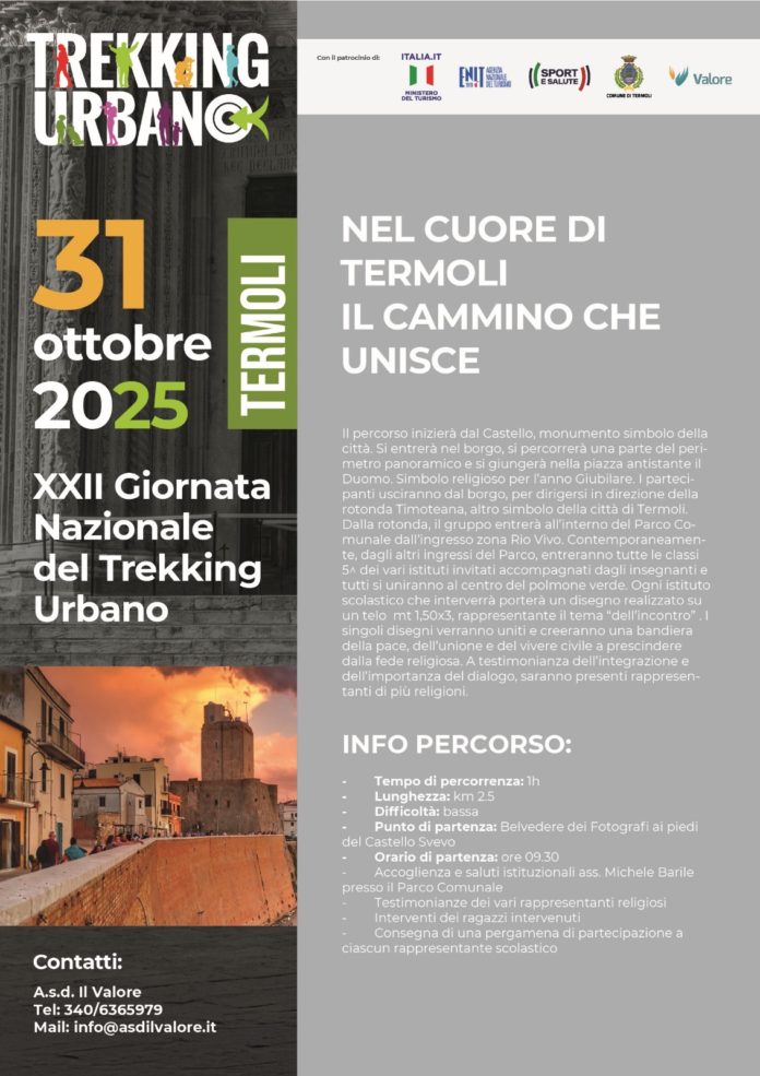 Termoli: XXII ed. della Giornata Nazionale del Trekking Urbano