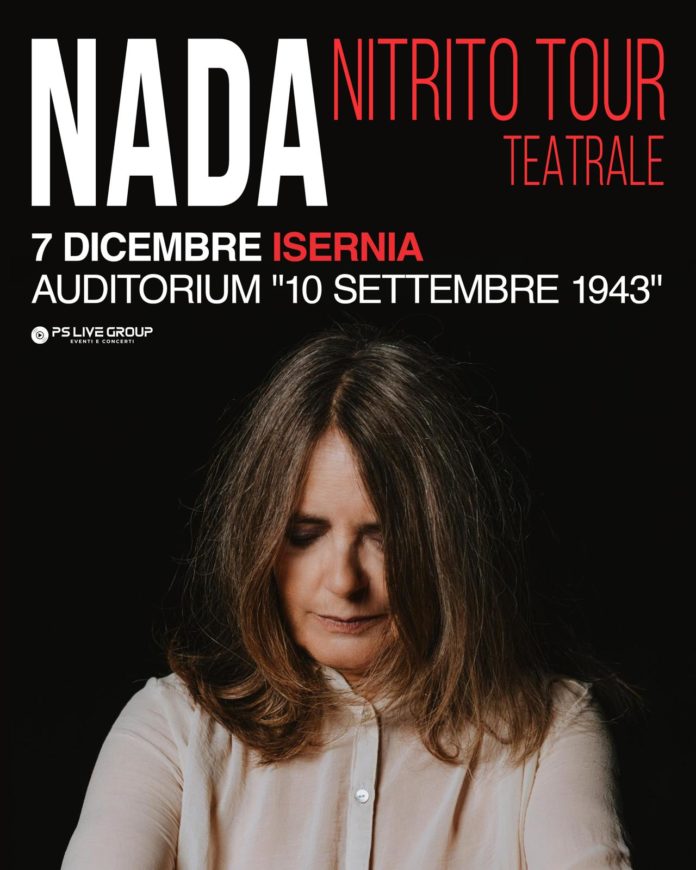 Nada torna in tour nei teatri, tappa a Isernia il 7 dicembre