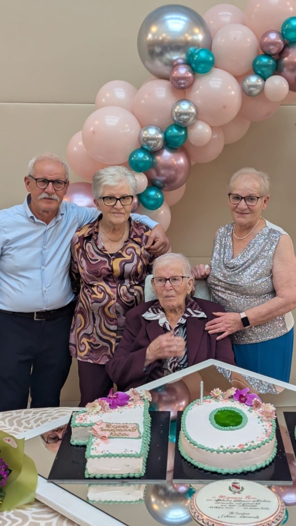 Una nuova centenaria in Molise: Rosa Mignogna festeggiata da Campobasso a Riccia