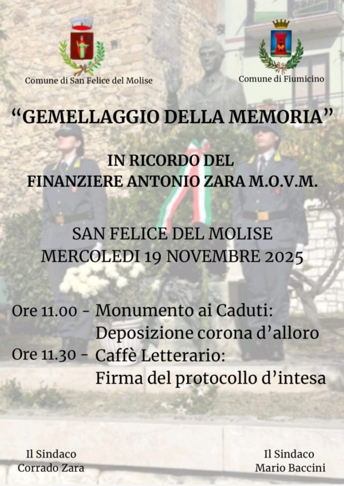 San Felice del Molise: “Gemellaggio della memoria”