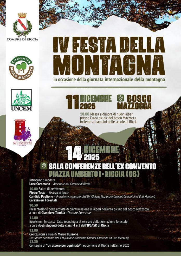A Riccia la IV Festa della Montagna