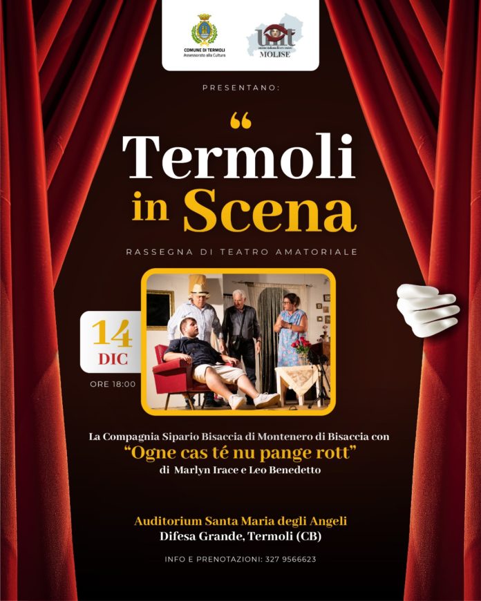 Il 14 dicembre torna “Termoli in scena” con la commedia del Sipario Bisaccia