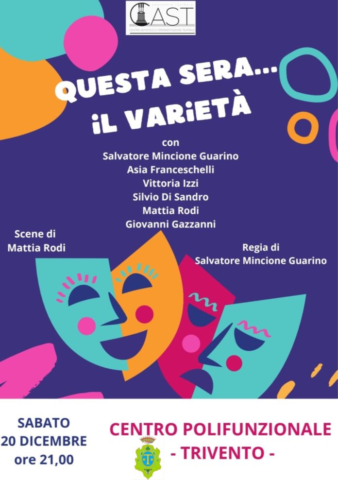 Questa sera il varietà, a teatro con l’amministrazione comunale di Trivento