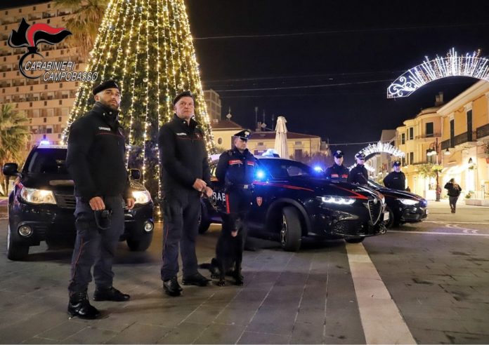 Festività sicure a Termoli: i carabinieri intensificano i controlli