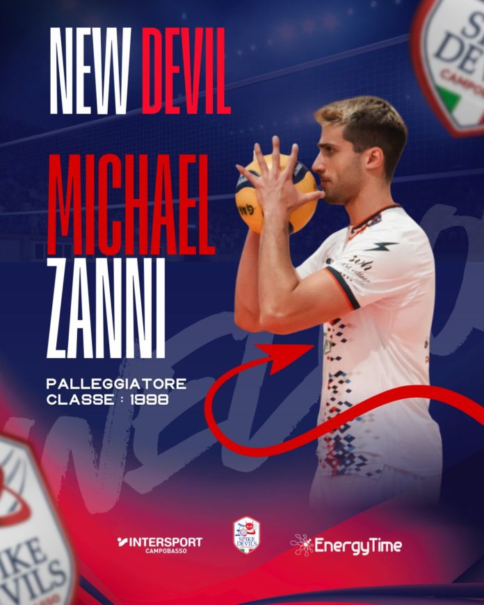 Volley, Energy Time, in cabina di regia torna Zanni, nuova linfa per Bua