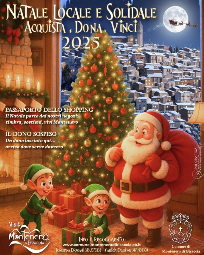 Montenero di Bisaccia: torna l’iniziativa “Natale locale e solidale”