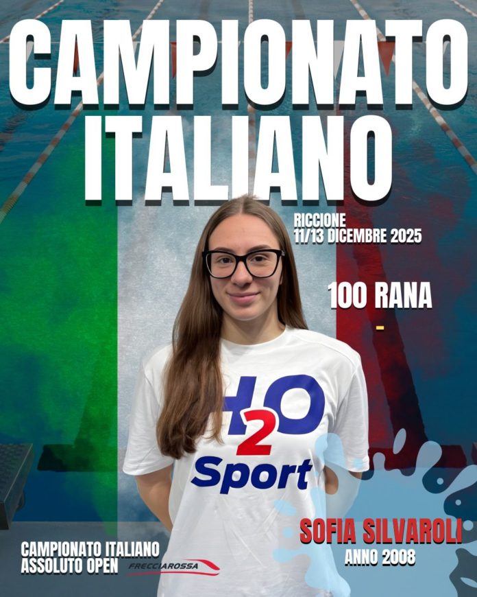 Nuoto, H2O Sport, Silvaroli in vasca domani al campionato italiano di Riccione