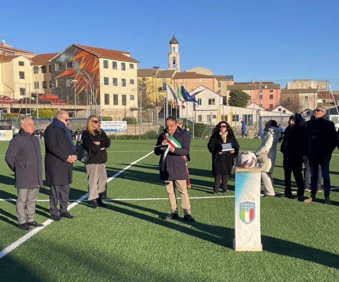 Calcio, inaugurato il “Vincenzo Cosco” a Santa Croce di Magliano