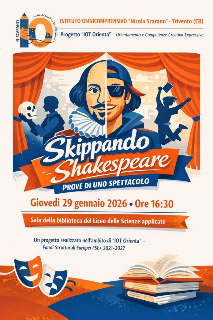 La scuola di Trivento presenta Skippando Shakespeare. Prove di uno spettacolo