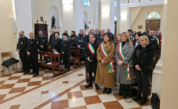 San Sebastiano: celebrazione della Polizia Locale a Montenero di Bisaccia