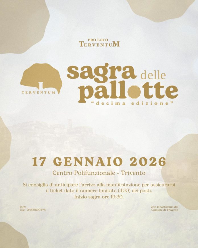 La Pro loco Terventum si prepara alla decima edizione della Sagra delle Pallotte