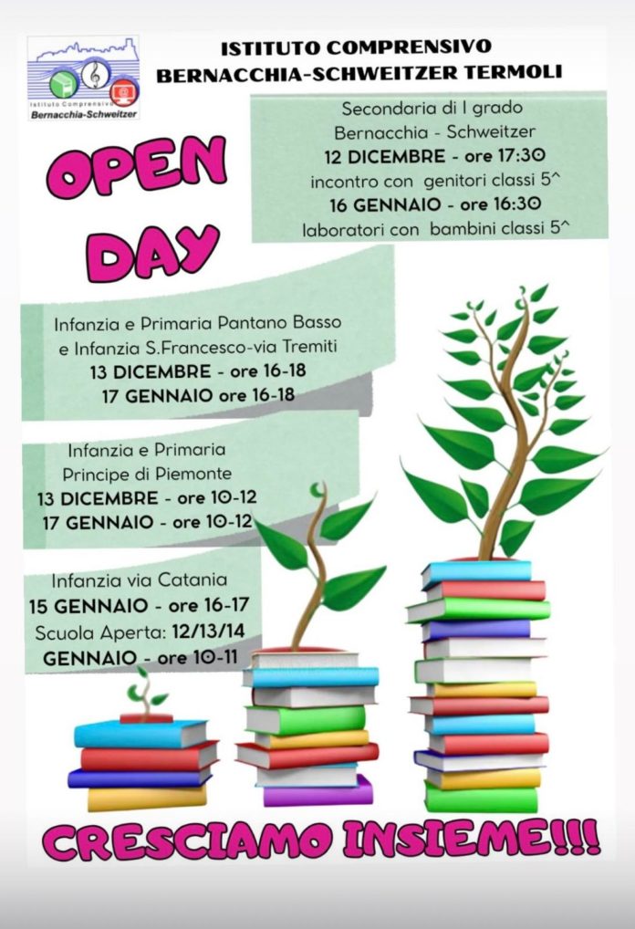 Termoli: open day alle Bernacchia-Schweitzer