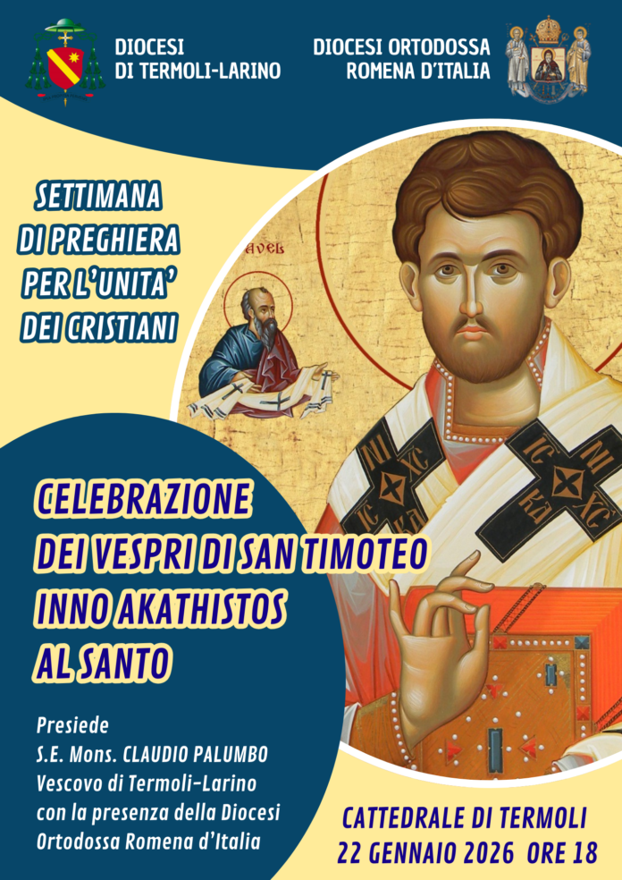 Unità dei Cristiani: a Termoli i vespri di San Timoteo con gli Ortodossi
