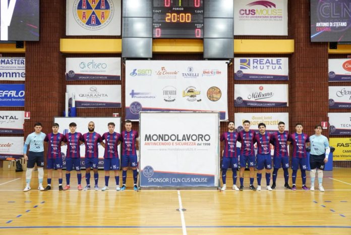 Futsal, A2 élite Cus Molise ko a testa alta contro la capolista Benevento
